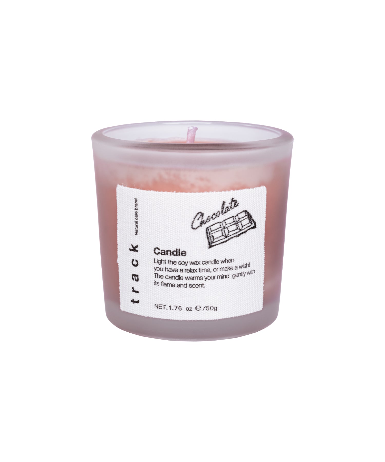 trackミニキャンドル|チョコレート