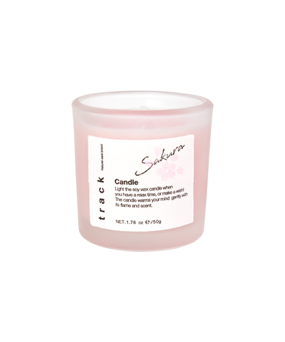 track Mini candle Sakura set