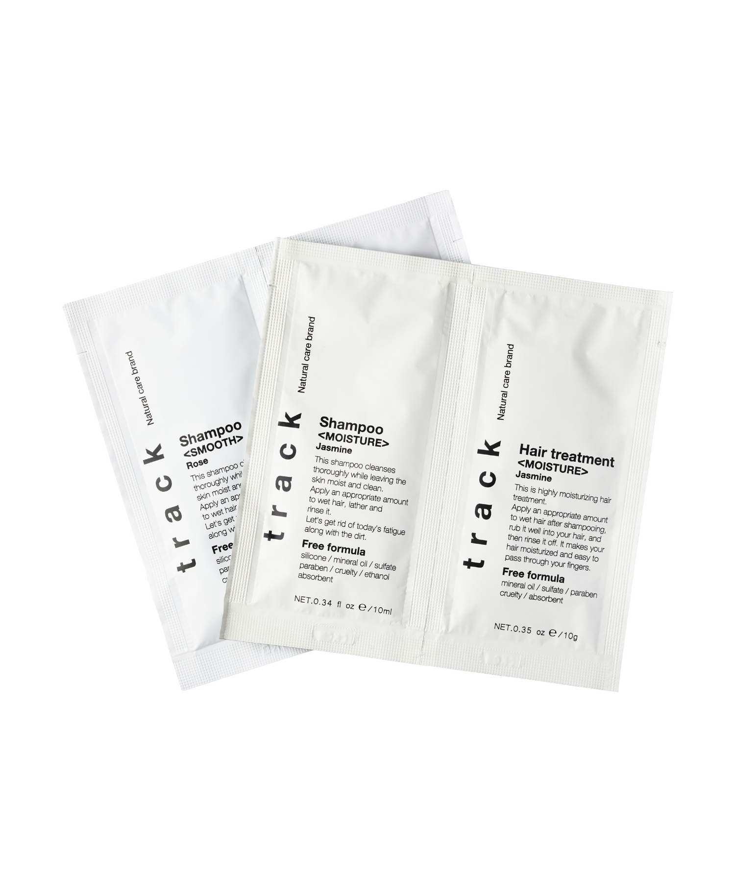 track｜シャンプー&amp;ヘアトリートメント｜サシェセット 10ml/10g
